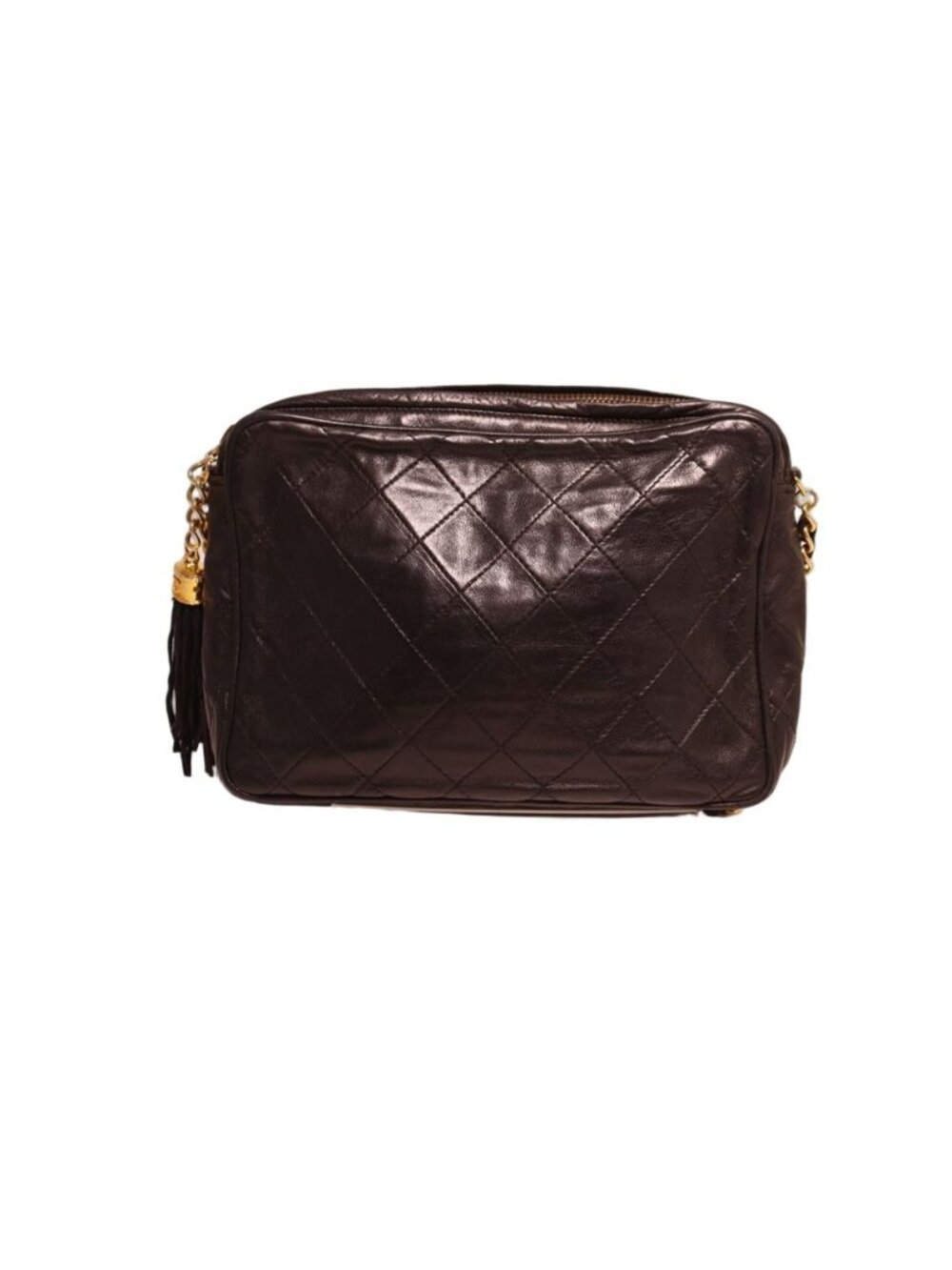 Chanel Quilted Lambskin Chain Shoulder Bag
